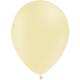 BALLON LATEX 12"30CM PASTEL MATTE JAUNE X10