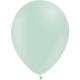 BALLON LATEX PASTEL MATTE 5"13CM MENTHE X25