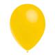 BALLON LATEX JAUNE OR 28CM X12