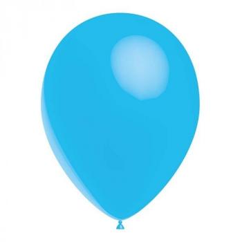 BALLON LATEX BLEU CIEL 28CM X12