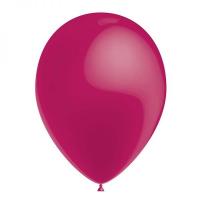 BALLON LATEX METAL FUSHIA 25CM X12