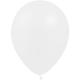 BALLON LATEX STD 5"13CM BLANC X25