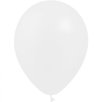 BALLON LATEX STD 5"13CM BLANC X25