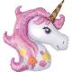 BALLON ALU LICORNE MAGIQUE 55X63CM x1