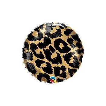 BALLON ALU ROND LEOPARD 18" 46CM