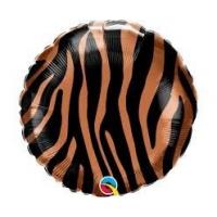 BALLON ALU ROND TIGRE 18" 46CM