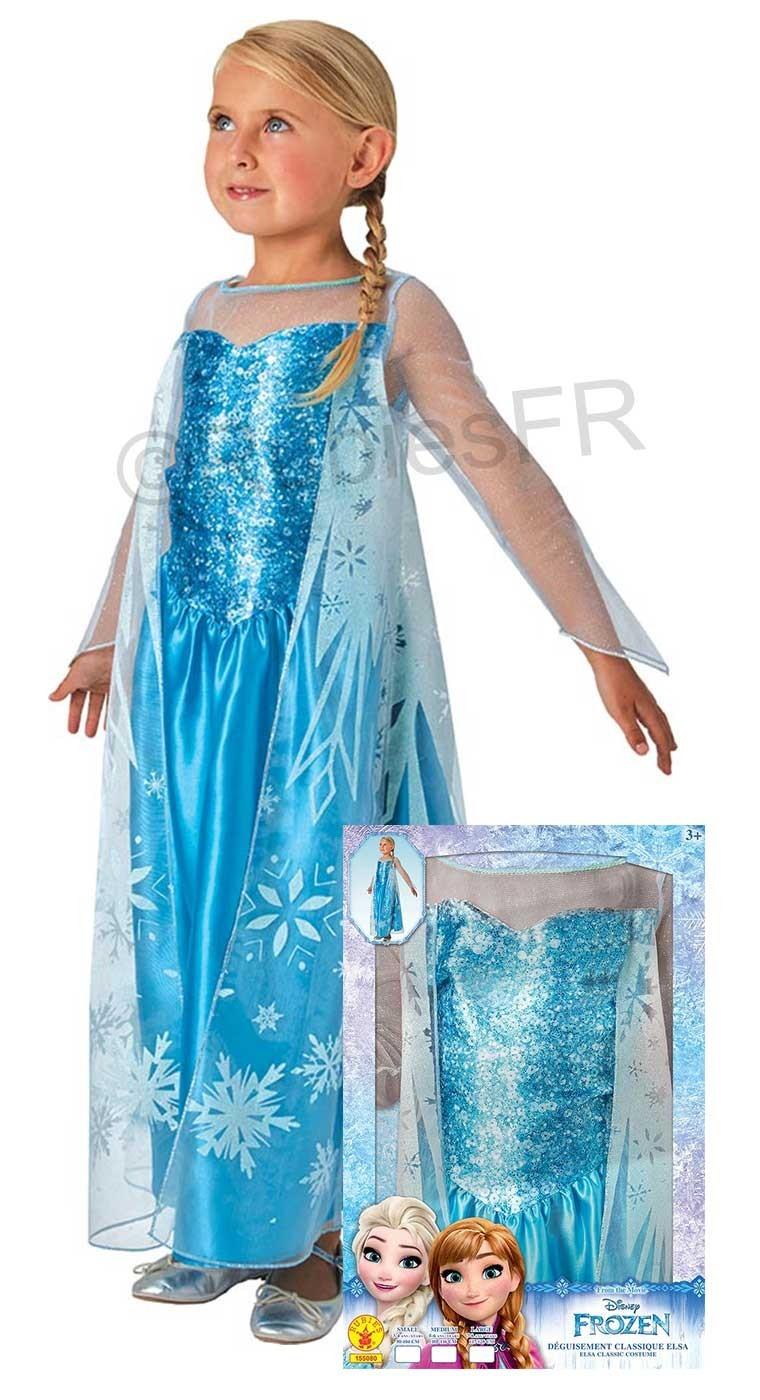 RUBIES Déguisement classique Elsa taille 5/6 ans - La reine des