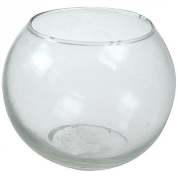 VERRINE SPHERE EN VERRE BORD PLAT 19,5 CL X 12