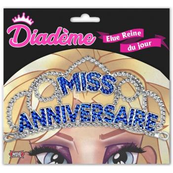 DIADEME MISS J.A BLEU