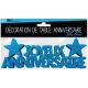 LETTRE JOYEUX ANNIVERSAIRE BLEU DECO DE TABLE