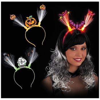 SERRE TETE HALLOWEEN FIBRE OPTIQUE