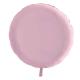 BALLON ALU ROND PASTEL ROSE 19" 46CM