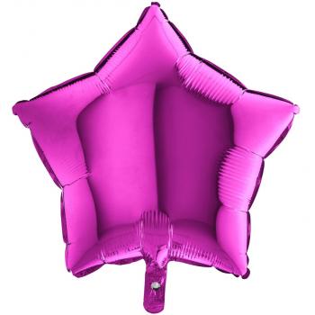 BALLON ALU ETOILE VIOLET 19" 46CM