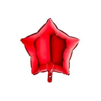 BALLON ALU ETOILE ROUGE 19"46CM