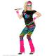 COSTUME DES ANNEES 80 T.L (tshirt/guêtres/legging/bandeau/2 bracelets