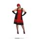 COSTUME CHARLESTONE ROUGE ET NOIR T.XL (44-46)