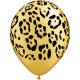 BALLON LATEX LEOPARD 28CM X6