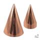 CHAPEAU POINTU CARTON ROSE GOLD X6